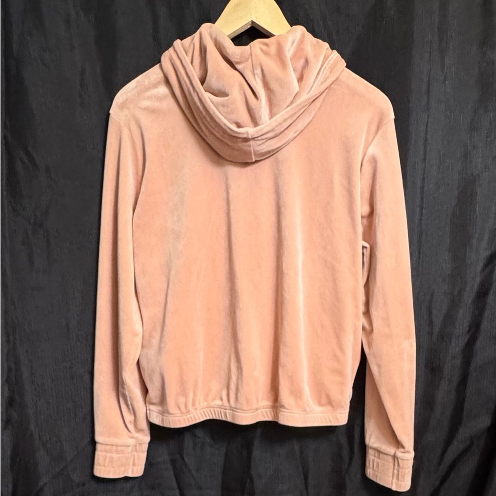FILA Mauve Peach Pink Half-Zip Hoodie. COMFY - Picture 2 of 15